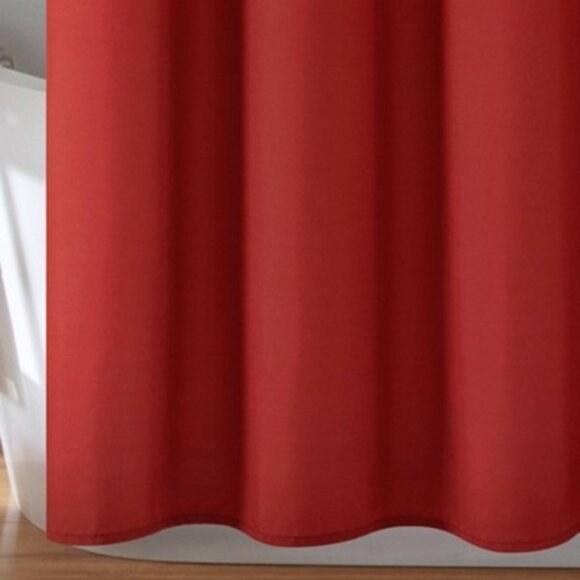 Lush Decor Weeping Flower Shower Curtain Red 72" X 72" - Picture 2 of 2